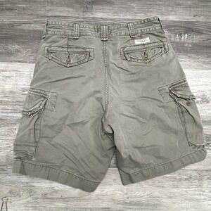 Polo Ralph Lauren Army Cargo Shorts 34 Green Paratrooper Loose Relaxed 9" Inseam